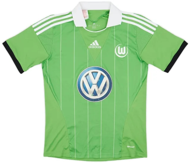 adidas 2013-14 Wolfsburg Away Shirt - 6/10 - (L.Boys)
