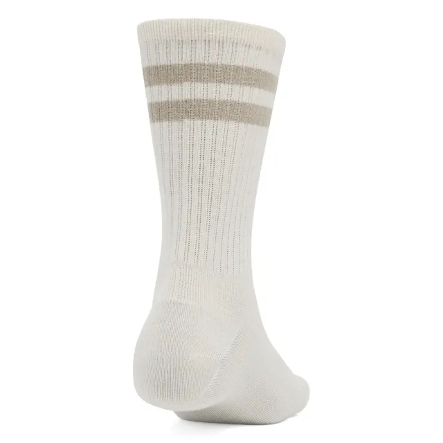 Unisex  Under Armour  Essential 6-Pack Crew Socks Stone / Stone / Timberwolf Taupe XL