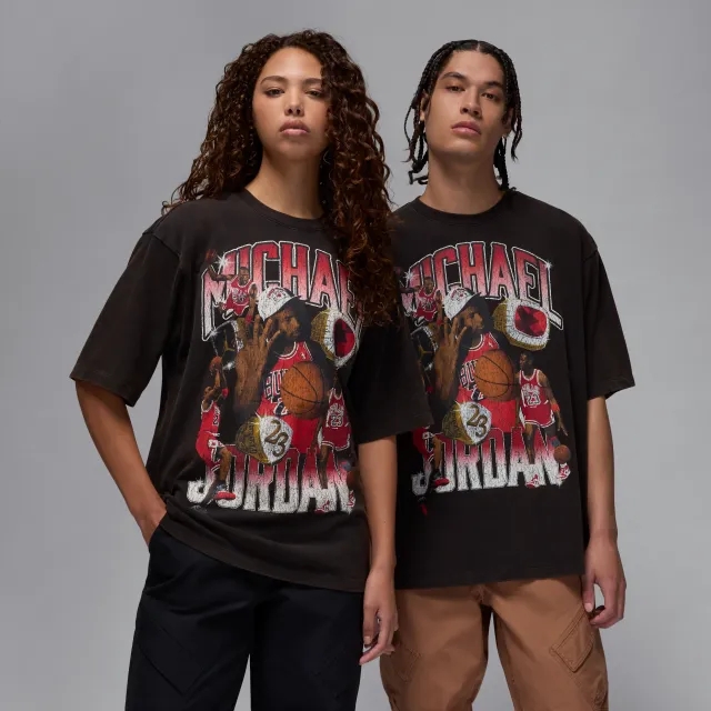 Nike Jordan Flight Essentials Men's Oversized T-Shirt - Black - Cotton
