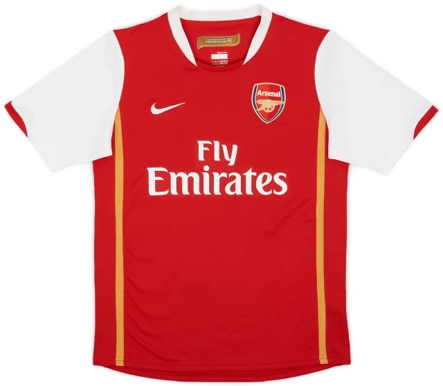 Nike 2006-08 Arsenal Home Shirt - 7/10 - (L.Boys)