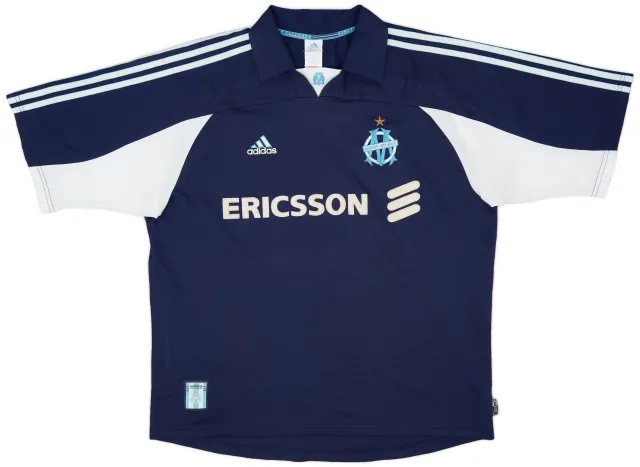 adidas 1999-00 Olympique Marseille Away Shirt Pires #7 - 8/10 - (XL)