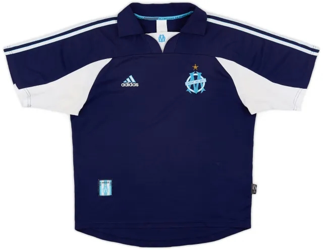 adidas 1999-00 Olympique Marseille Away Shirt Pires #7 - 7/10 - (M)