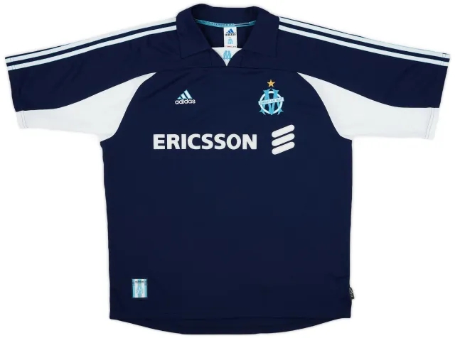 adidas 1999-00 Olympique Marseille Away Shirt Pires #7 - 8/10 - (XL)