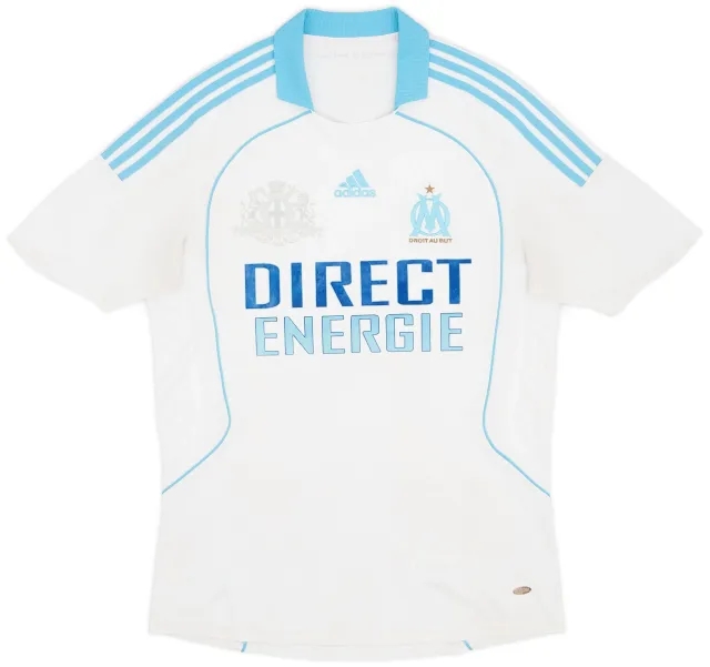 adidas 2008-09 Olympique Marseille Home Shirt Ben Arfa #20 - 6/10 - (M)