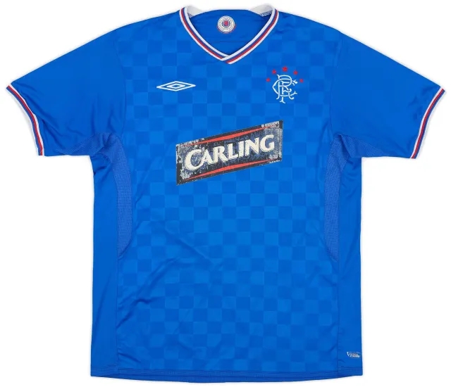 Umbro 2009-10 Rangers Home Shirt - 4/10 - (L)