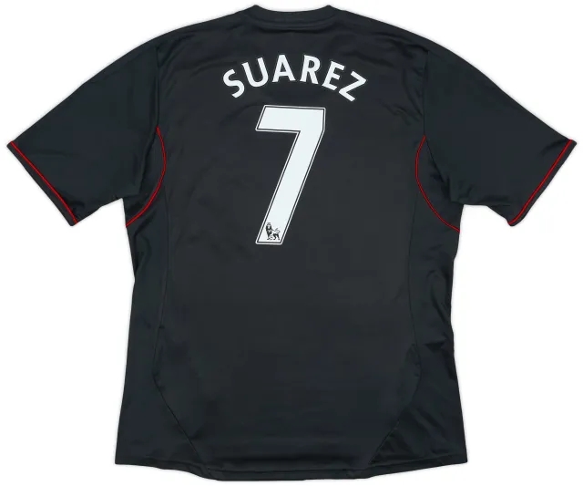 adidas 2011-12 Liverpool Away Shirt Suarez #7 - 6/10 - (L)