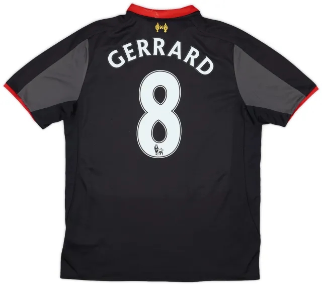 2014-15 Liverpool Third Shirt Gerrard #8 - 5/10 - (M)
