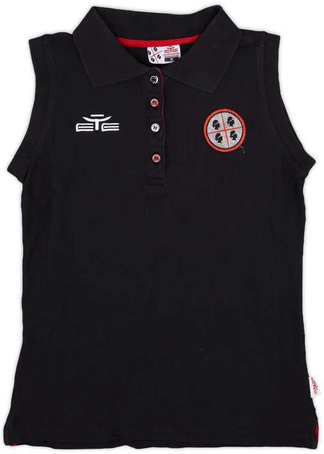 Polo Shirts 2022-23 Cagliar Eye Sports Sleeveless Polo Shirt - 9/10 - (Women's M)