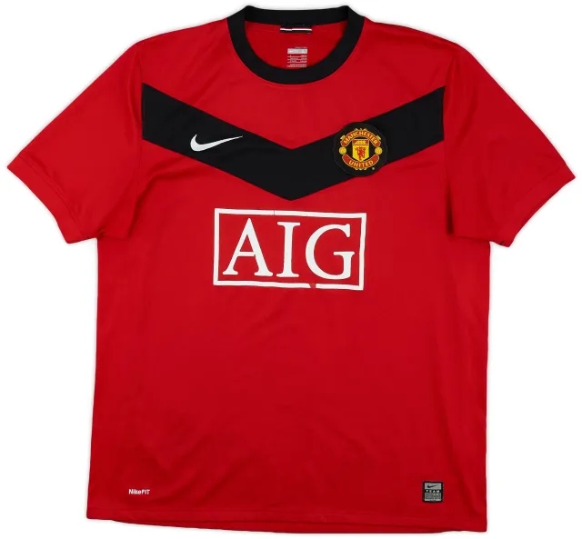 Nike 2009-10 Manchester United Home Shirt - 5/10 - (L)