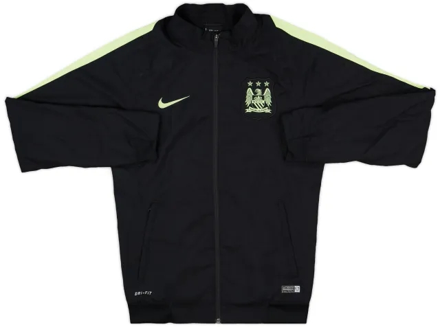 2015-16 Manchester City Nike Track Jacket - 8/10 - (S)