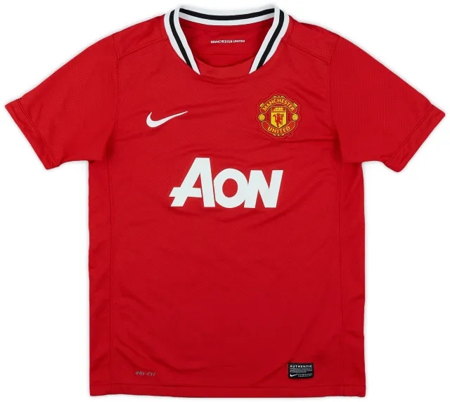 Nike 2011-12 Manchester United Home Shirt - 6/10 - (M.Boys)
