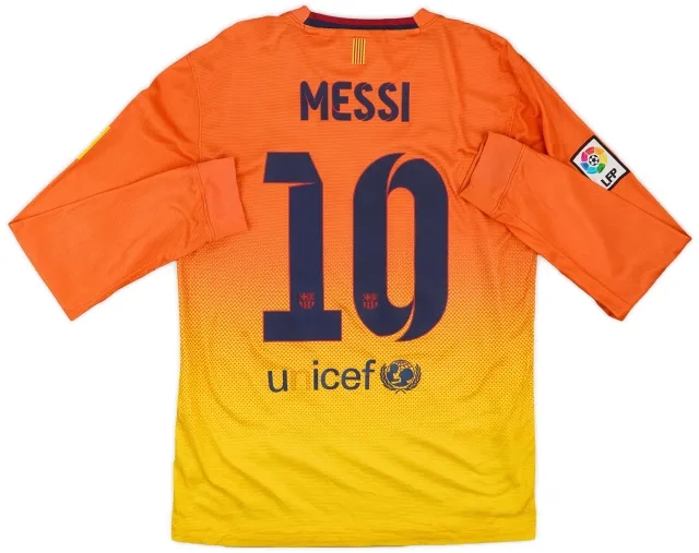 Nike 2012-13 Barcelona Away L/S Shirt Messi #10 - 5/10 - (S)
