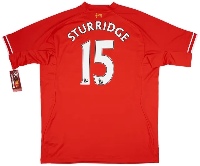 2013-14 Liverpool Home Shirt Sturridge #15 (XXL)