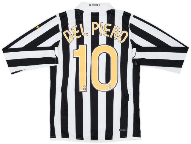 Nike 2006-07 Juventus Home L/S Shirt Del Piero #10 (S)