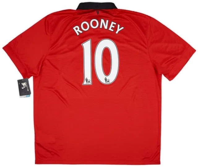 Nike 2013-14 Manchester United Home Shirt Rooney #10 (XXL)