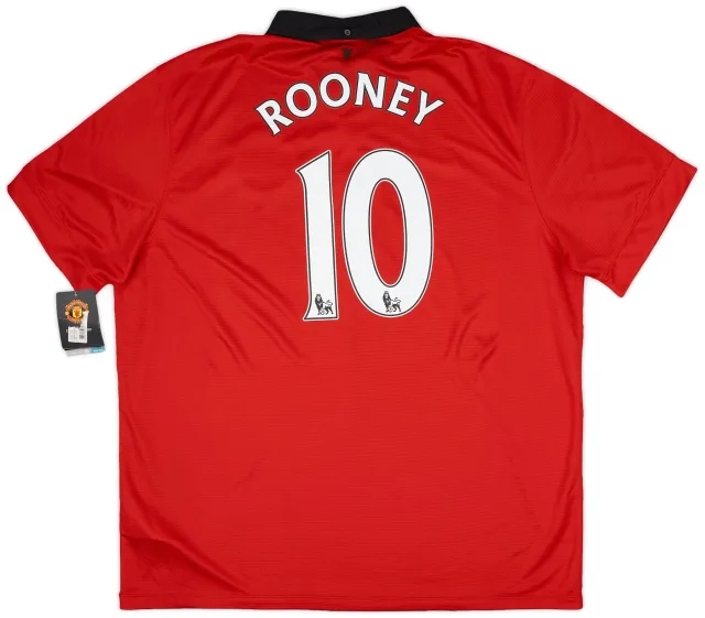 Nike 2013-14 Manchester United Home Shirt Rooney #10 (XXL)