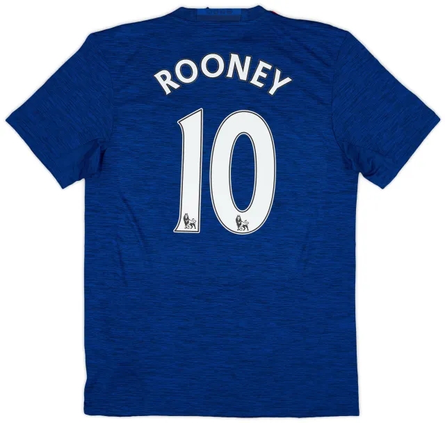 adidas 2016-17 Manchester United Away Shirt Rooney #10 (M)