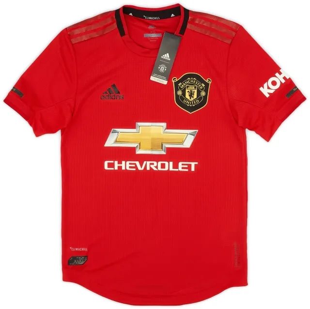 adidas 2019-20 Manchester United Authentic Home Shirt (XS)