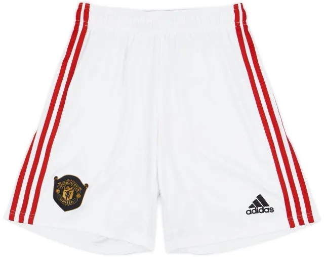 adidas 2019-20 Manchester United Home Shorts - 7/10 - (M)