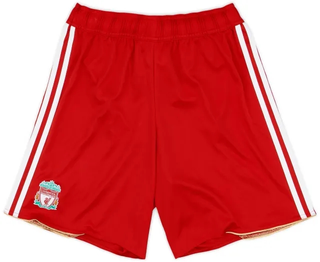 adidas 2010-12 Liverpool Home Shorts - 7/10 - (M)