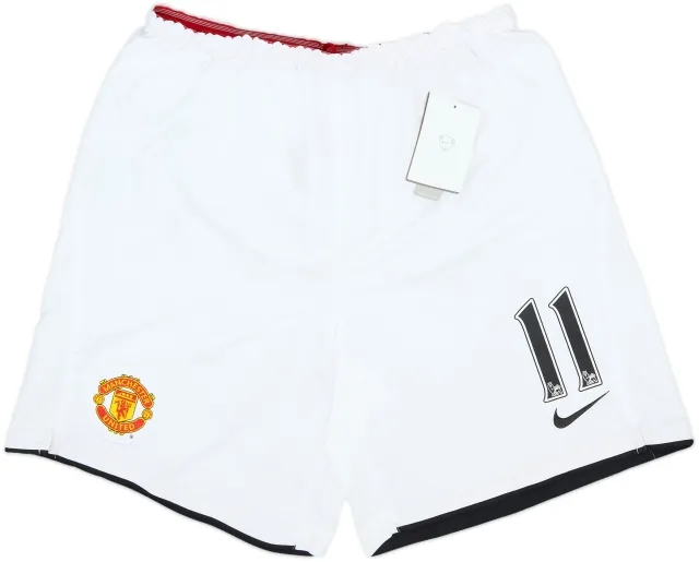 2007-08 Manchester United Nike Training Shorts - 4/10 - (L)