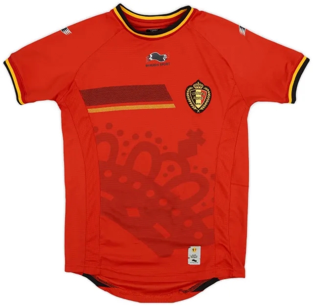 Burrda 2014-15 Belgium Home Shirt - 5/10 - (XL.Boys)