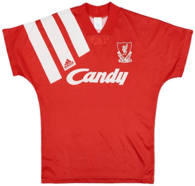 adidas 1991-92 Liverpool Home Shirt - 7/10 - (Y)
