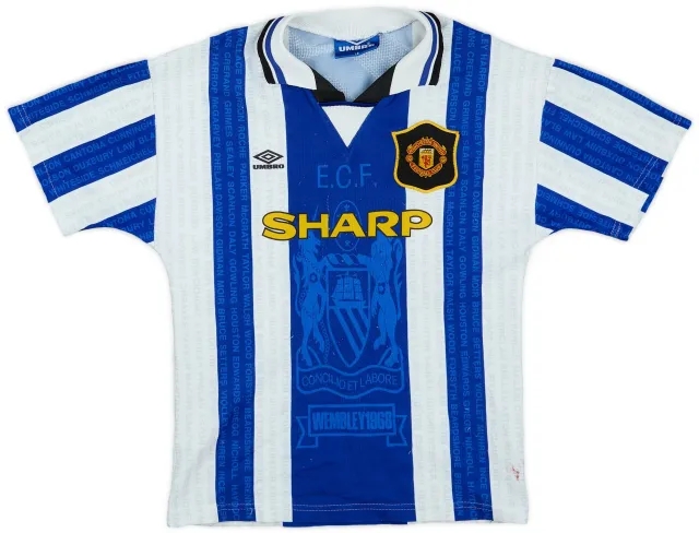 Umbro 1994-96 Manchester United Third Shirt - 5/10 - (L.Boys)