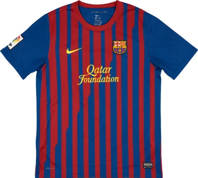 Nike 2011-12 Barcelona Home Shirt - 8/10 - (XL.Boys)