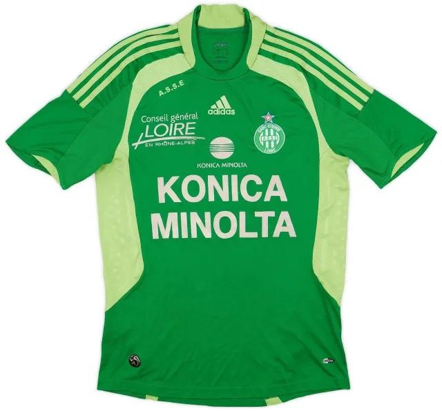 adidas 2008-09 Saint Etienne Home Shirt - 6/10 - (S)