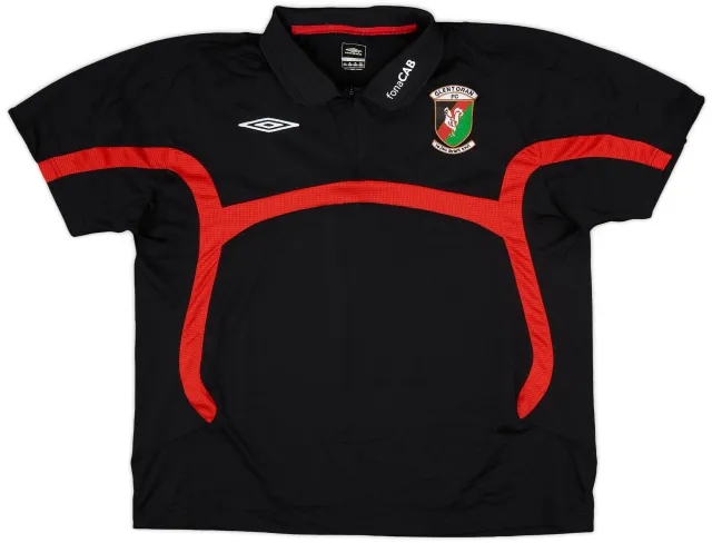 2010-11 Glentoran Umbro 1/4 Zip Polo Shirt - 8/10 - (XL)