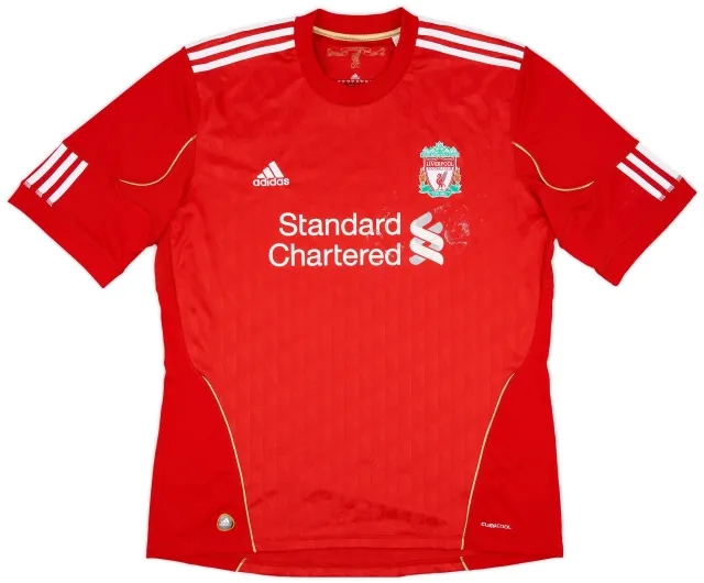 adidas 2010-12 Liverpool Home Shirt - 4/10 - (XL)