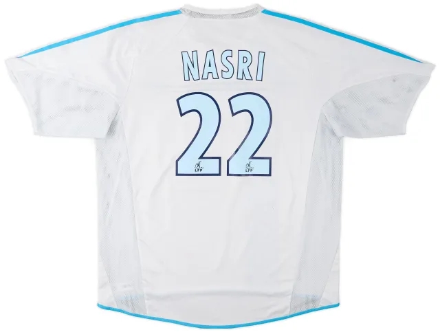 adidas 2004-05 Olympique Marseille Home Shirt Nasri #22 - 6/10 - (XL)