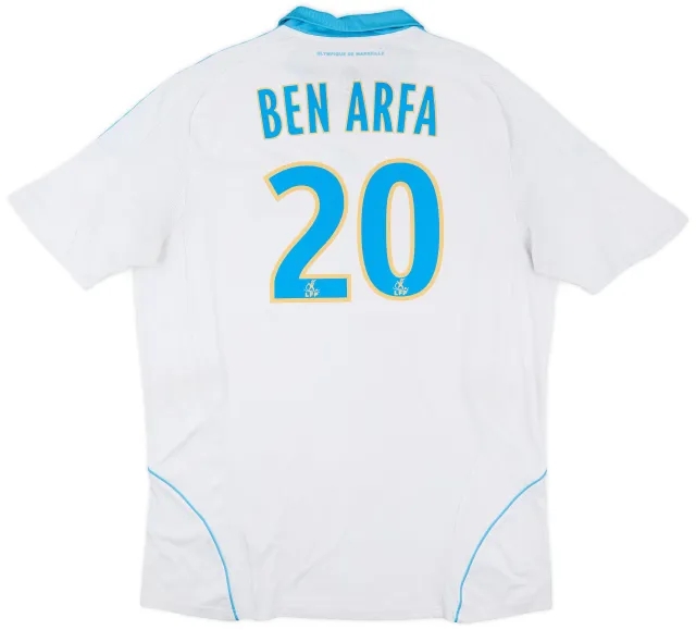 adidas 2008-09 Olympique Marseille Home Shirt Ben Arfa #20 - 6/10 - (XL)