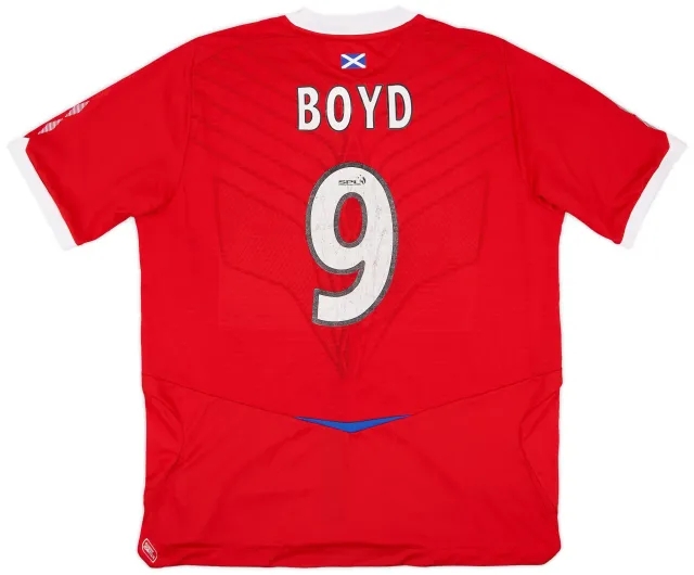 Umbro 2008-09 Rangers Third Shirt Boyd #9 - 5/10 - (XL)