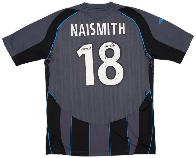 Umbro 2007-08 Rangers Third Shirt Naismith #18 - 5/10 - (L)