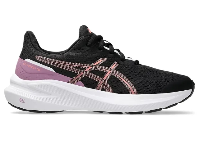 ASICS GT-1000 13 GS Stability Running Shoe Kids - Black, Yellow