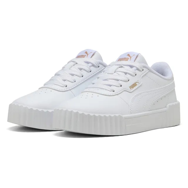PUMA Carina 3.0 Sneakers Kids, White/Gold