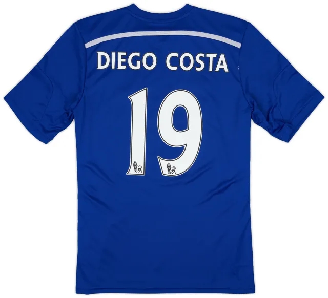 adidas 2014-15 Chelsea Home Shirt Diego Costa #19 (M)