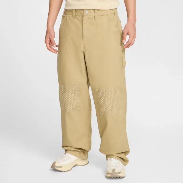 Nike Life Men's Carpenter Trousers - Brown - Cotton