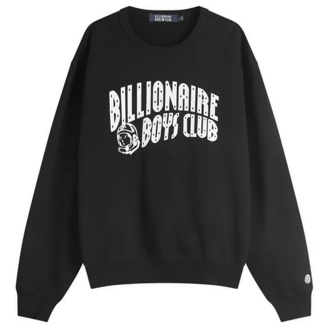 Billionaire Boys Club Men's Arch Logo Crew Sweatshirt Black