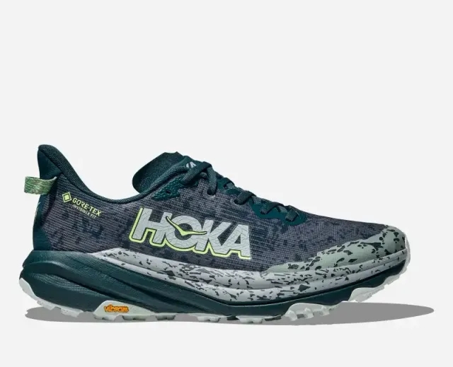 Hoka One One HOKA Men's Speedgoat 6 GORE-TEX Trail Shoes in Blue Twilight/Druzy