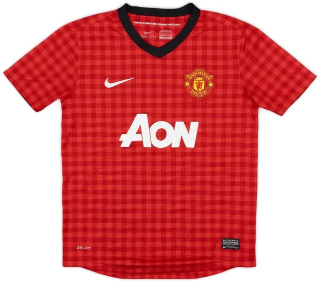 Nike 2012-13 Manchester United Home Shirt - 7/10 - (M.Boys)
