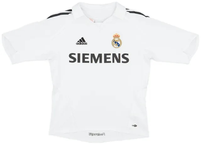 adidas 2005-06 Real Madrid Home Shirt - 7/10 - (L.Boys)