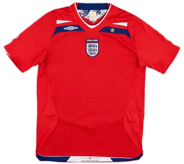 Umbro 2008-10 England Away Shirt - 7/10 - (XL.Boys)
