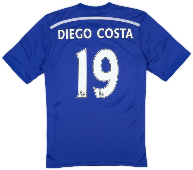 adidas 2014-15 Chelsea Home Shirt Diego Costa #19 (M)