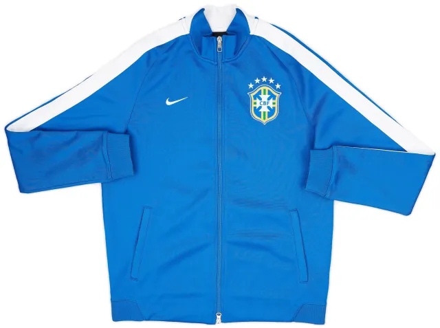 2014-15 Brazil Nike Track Jacket - 7/10 - (L)