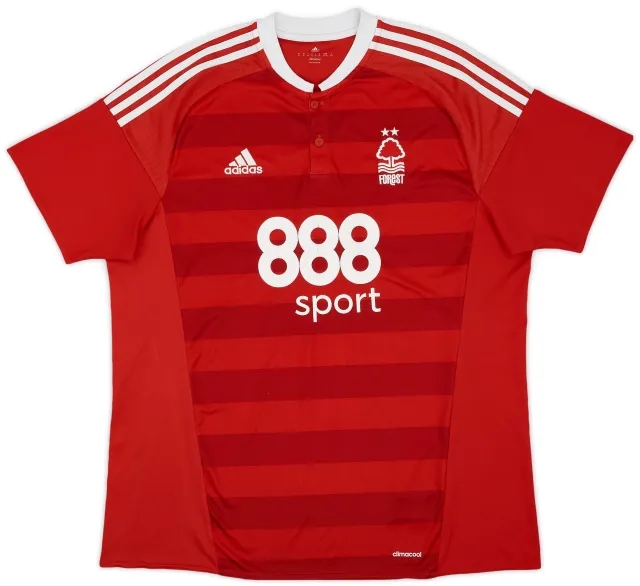 adidas 2016-17 Nottingham Forest Home Shirt - 6/10 - (XL)