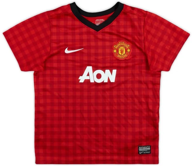 Nike 2012-13 Manchester United Home Shirt - 6/10 - (4-5 Years)