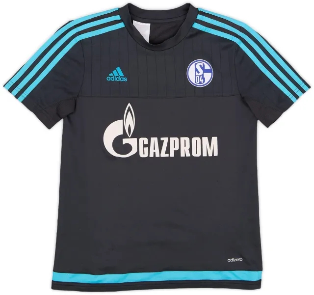 2015-16 Schalke adidas Training Shirt - 7/10 - (M.Boys)